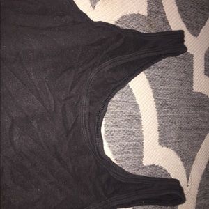 Plain Black Tank Top